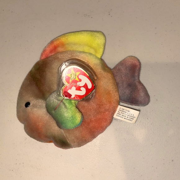 1st Gen TT Ty Beanie Baby Coral the Fish 1993 - Picture 3 of 10